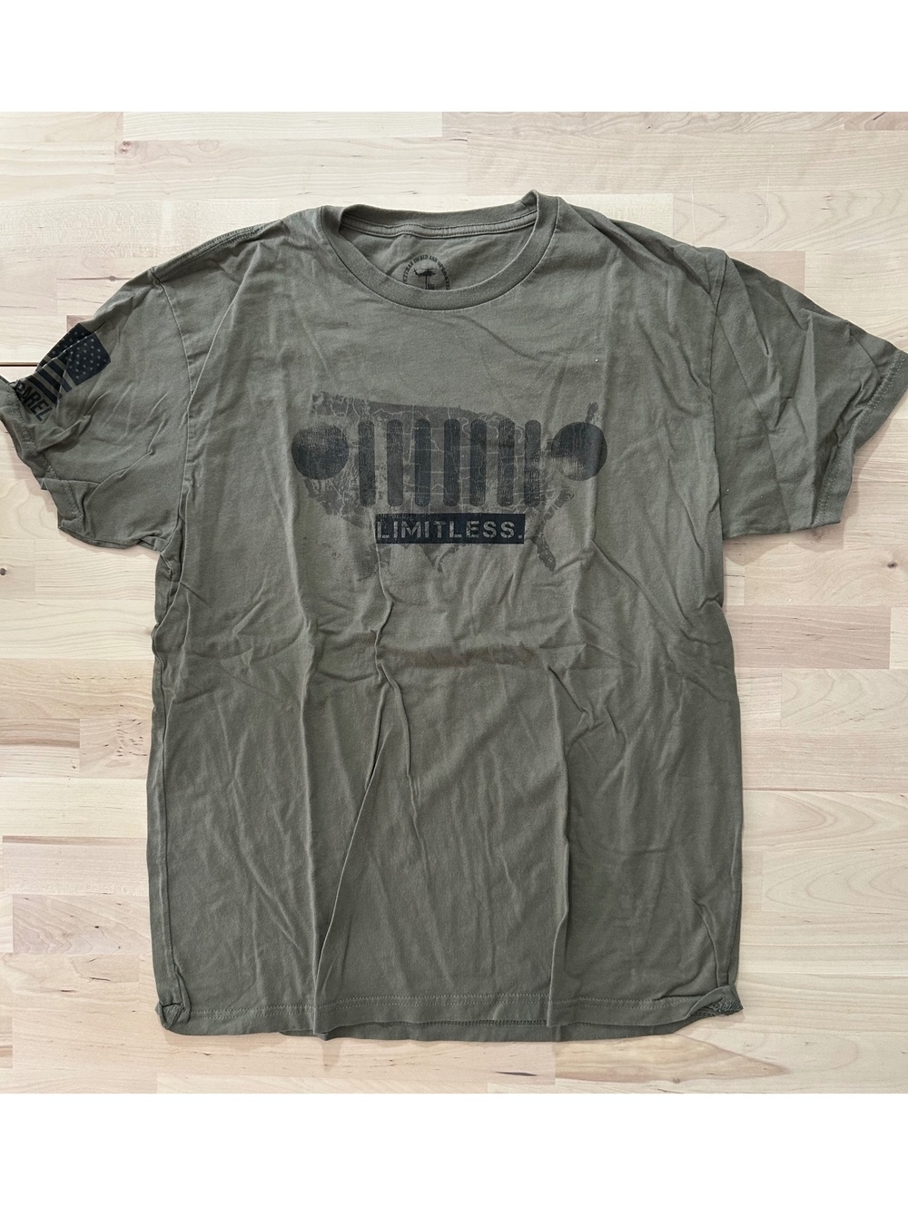 Nine Line Apparel "Limitless" Jeep Grille Graphic T-Shirt - Size L